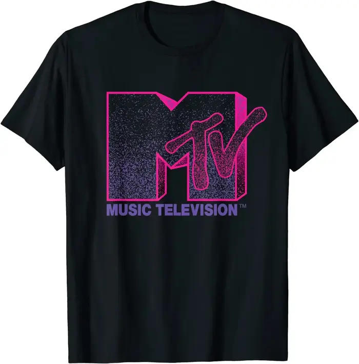 MTV Sparkly Logo musique télévision t-shirts T-Shirt