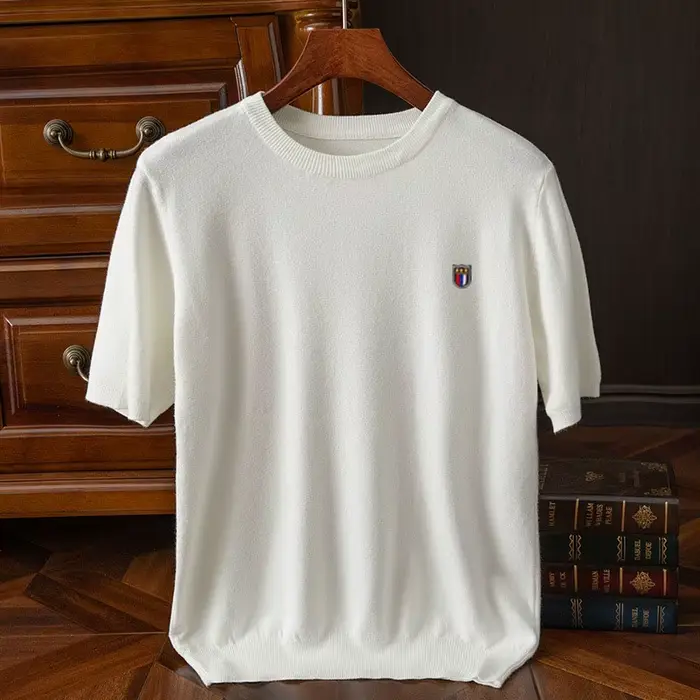 Smile Fine Mer37Wool Base T-Shirt pour Homme