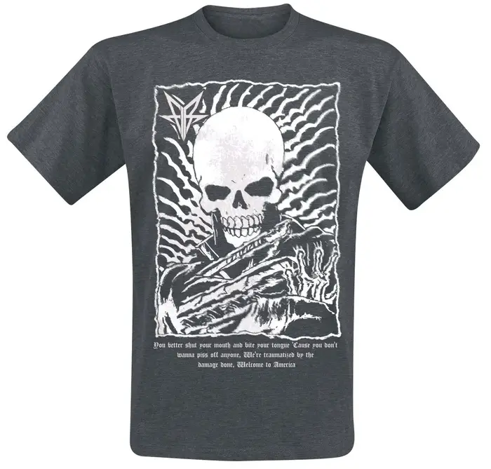 T-shirt unisexe 100 % coton avec logo Falling in Reverse Thorn imprimé, pour fans de groupe rock, dé