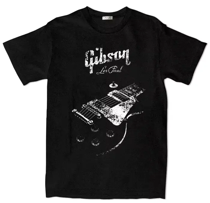T-shirt Gibson Guitar imprimé pour femmes, hauts décontractés unisexes à la mode d'été, vêtements gr