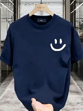 T-shirt imprimé pour homme - 100% coton