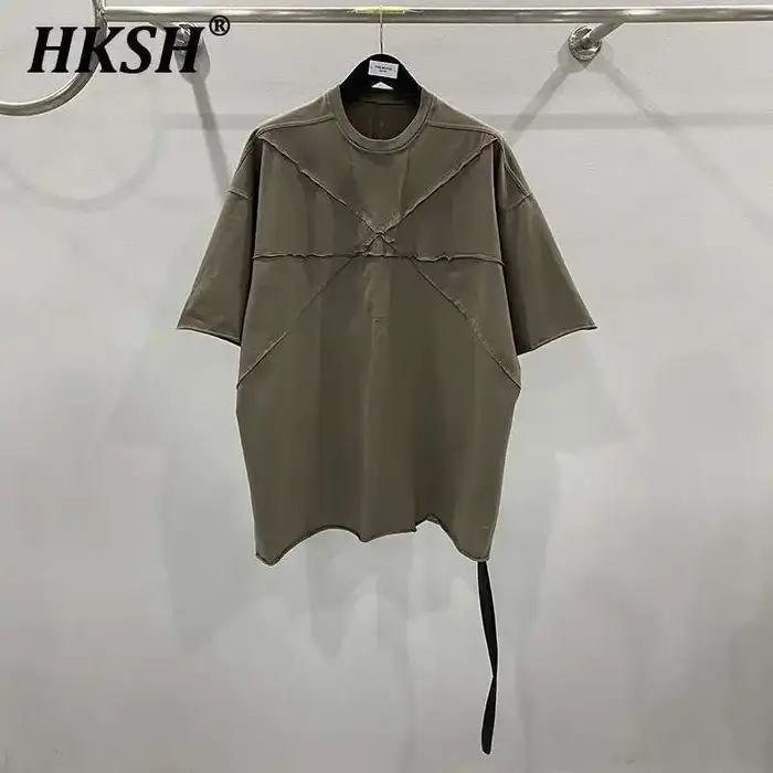 T-shirt en coton épissé pour homme
