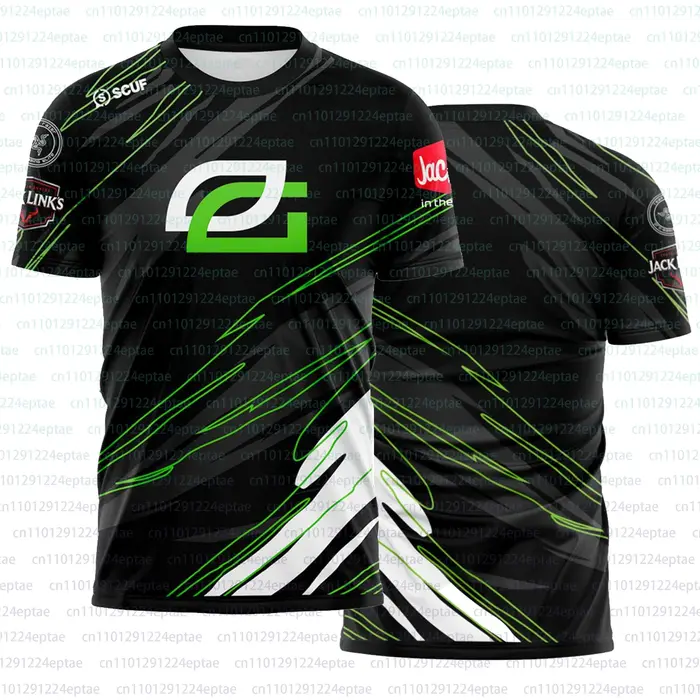 T-shirt respirant imprimé en 3D pour fans de l'équipe d'e-sport Team Esports Club 2026 OpTic TEXAS N