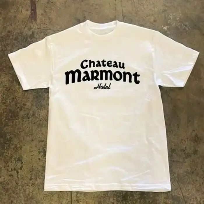 T-shirt de l'hôtel Chateau Marmont des années 1970