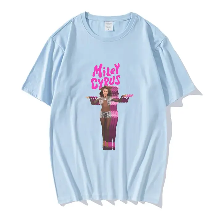 Miley Cyrus T-shirt coton haute qualité été