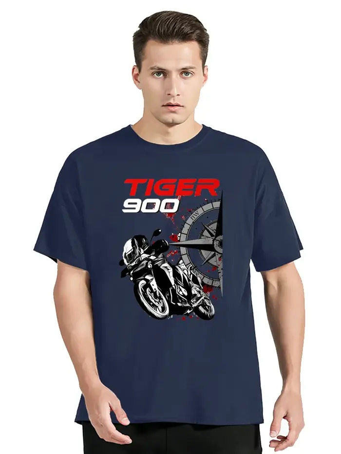 Tiger-T-shirt en coton pour homme