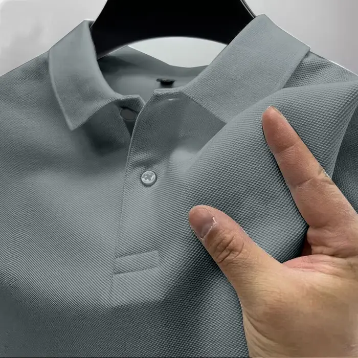 Polo décontracté pour homme, streetwear d'été, manches courtes, hauts décontractés pour affaires, vê