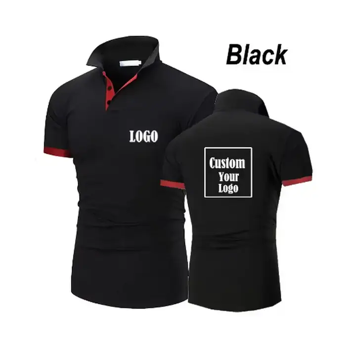 Polo personnalisé avec logo, T-shirt décontracté pour homme, mode été, vêtements de sport, coupe aju