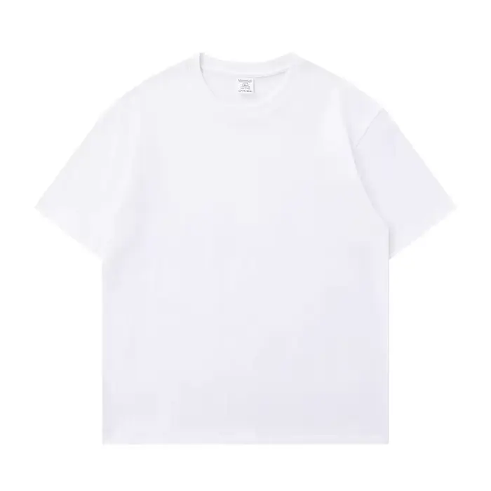 T-shirt personnalisé DTG imprimant votre conception 300GSM coton lourd surdimensionné hommes T-shirt