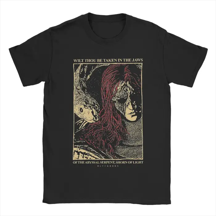 T-shirt Eldened Ringed Messmer pour hommes, en pur coton, Vintage, col rond, manches courtes, vêteme