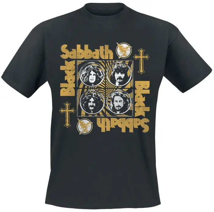 T-shirt unisexe en coton à motif Black Sabbath 2026