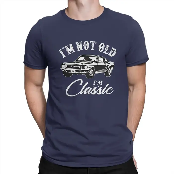 T-Shirt à Manches Courtes et Col Rond pour Homme