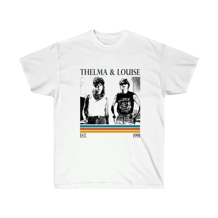 Thelma & Louise film imprimé T-shirt femme mode tendance haut printemps/été pur coton unisexe