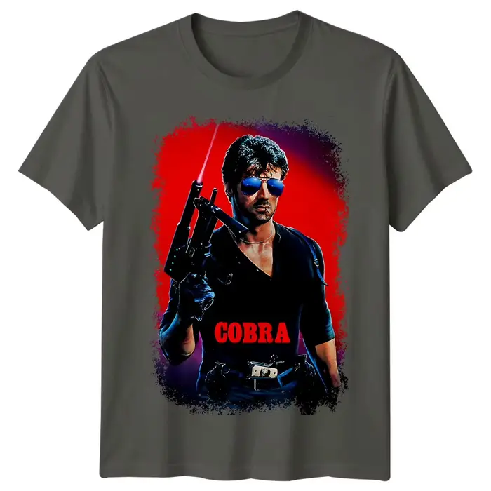 T-shirt Cobra 1986 rétro pour hommes et femmes