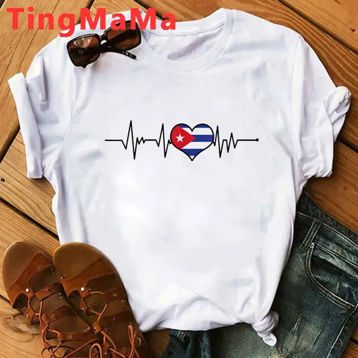 Cuba t-shirt hommes Che Guevara hauts T-shirts dessin animé