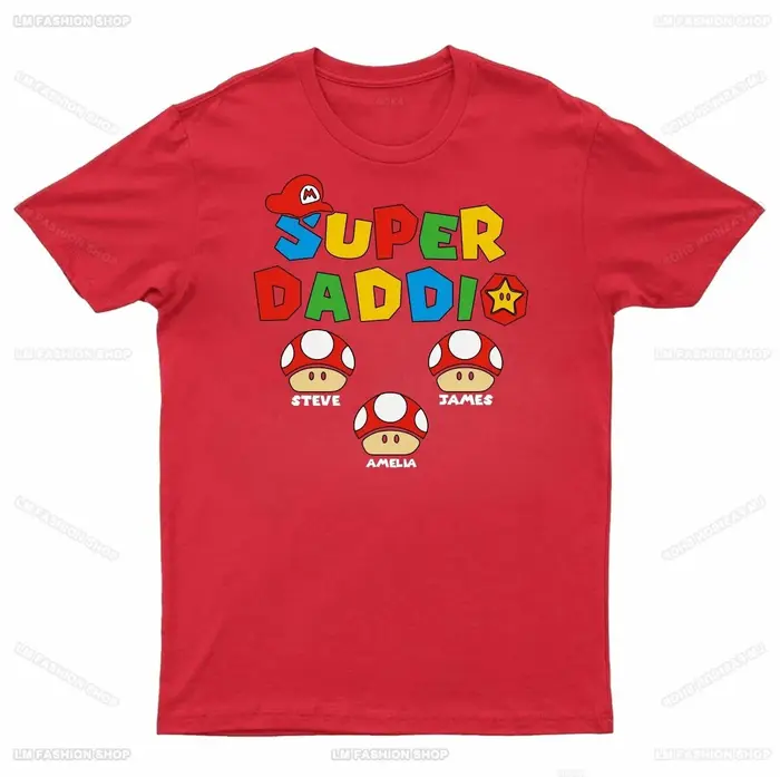 T-shirt personnalisé Super Daddio
