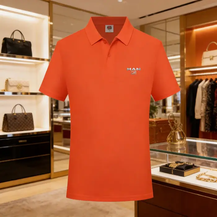 Nouveau Polo Homme MAN, Col Classique, Manches Courtes, Qualité Supérieure, Décontracté, Business, S