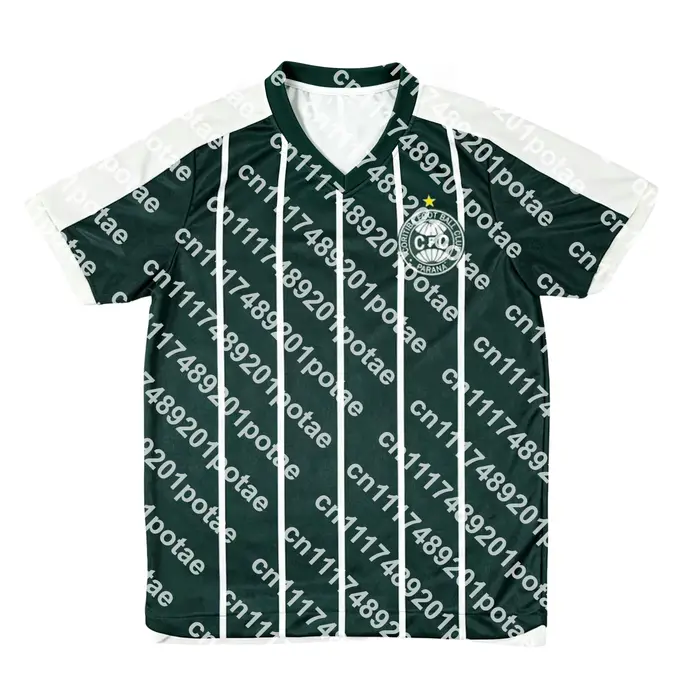 Maillot de club brésilien 2026-27 Coritiba, T-shirt sportif tendance pour hommes et femmes, confortable et respirant, coupe ample.