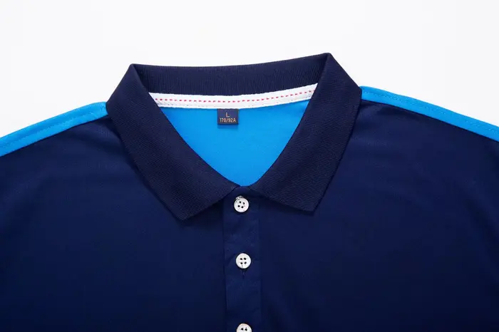 POLO vêtements de travail personnalisé patchwork couleur respirant séchage rapide
