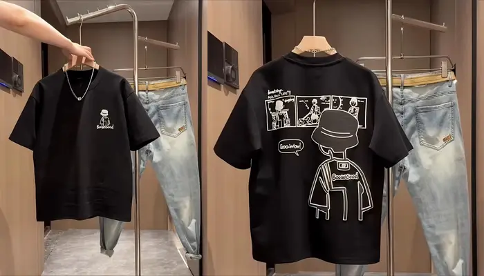 T-shirt pour homme à motifs élégants