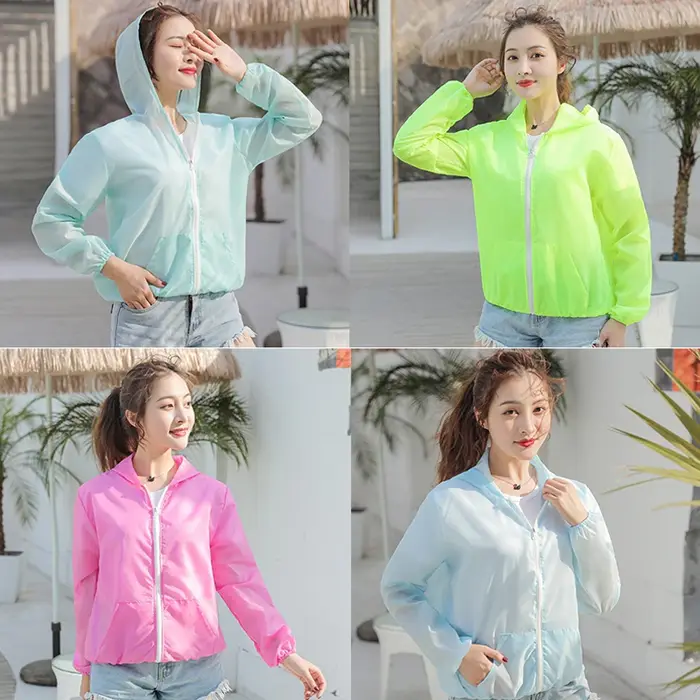 Manteau de protection solaire anti-UV pour femme