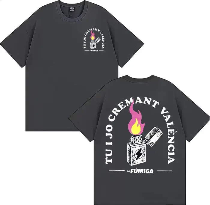La Fumiga Tu I Jo crémant València Merch T-shirt vêtements pour hommes gothique haute rue