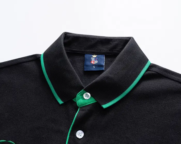 Polo pour homme en coton brodé
