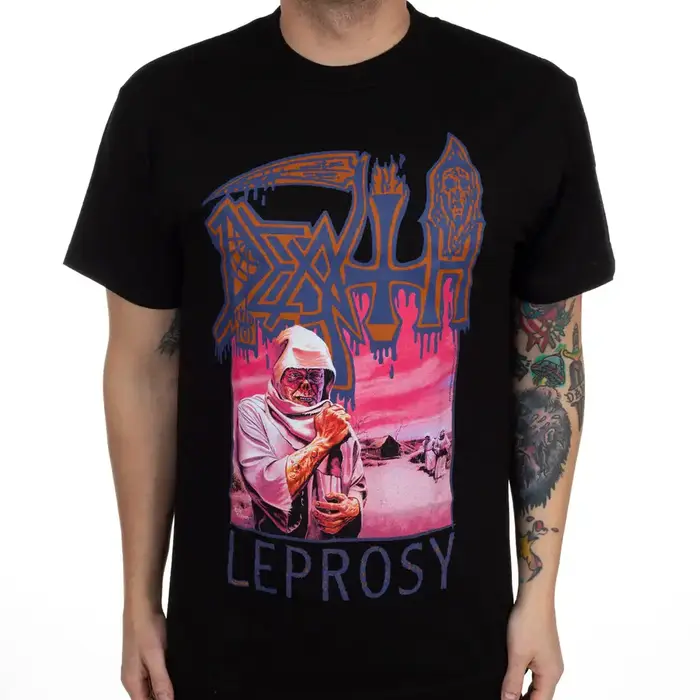 T-shirt en coton unisexe à motif DEATH Band