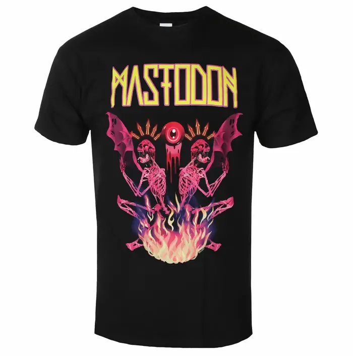 T-shirt en coton avec motif Mastodon