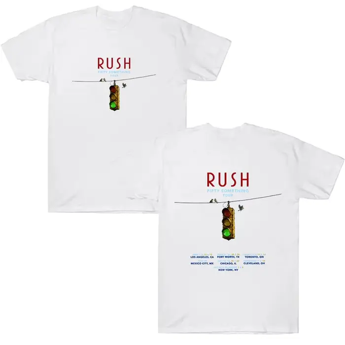 Nouveaux T-shirts du groupe Rock Rush, tournée FIFTY SOMETHING 2026, nouveaux t-shirts d'été pour ho