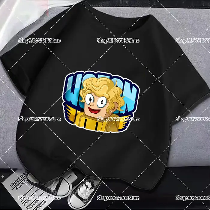 T-shirts imprimés de l'équipe Wojan pour enfants