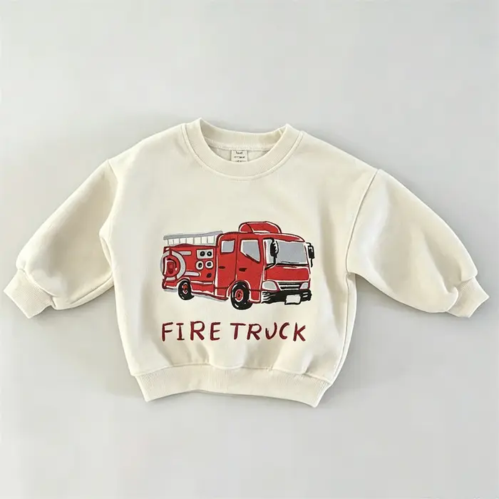 Sweat-shirts rose, bleu et beige pour garçons et filles