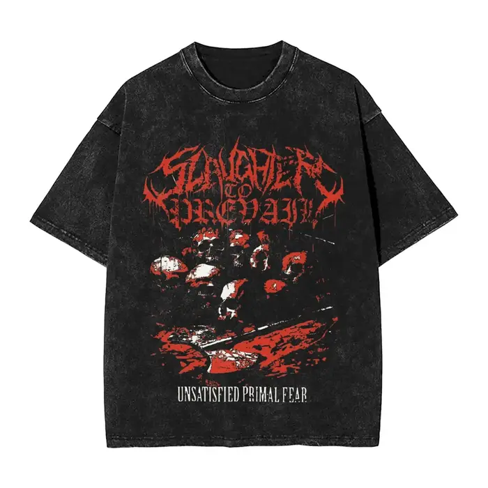 T-shirt Deathcore Band Slaughter To Prevail Global Tour Mercah pour hommes et femmes