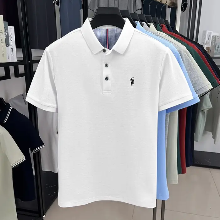 Polo à manches courtes pour homme de marque haut de gamme