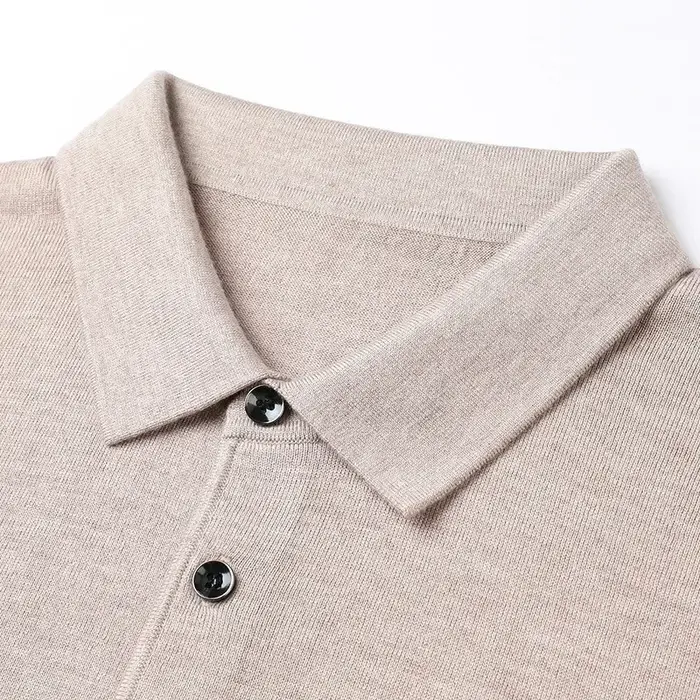 Polo à manches longues pour hommes