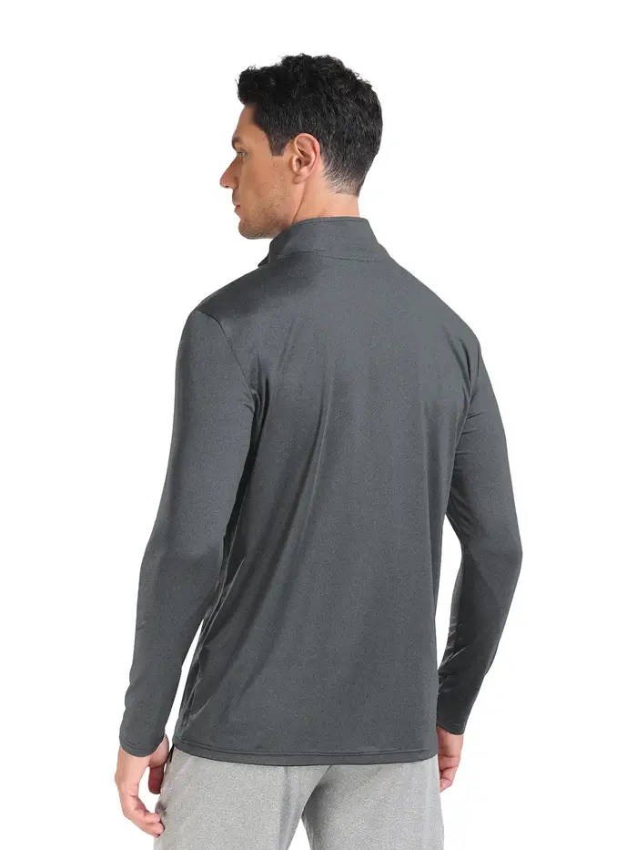 Pull de golf pour homme à col zippé