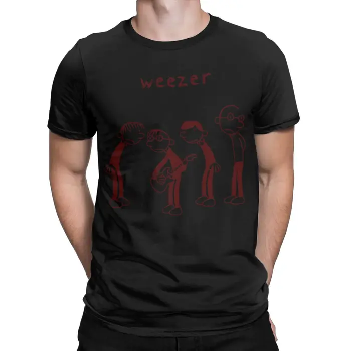 Weezer 1994 Album bande t-shirt pour hommes femmes cadeau t-shirts vêtements en coton