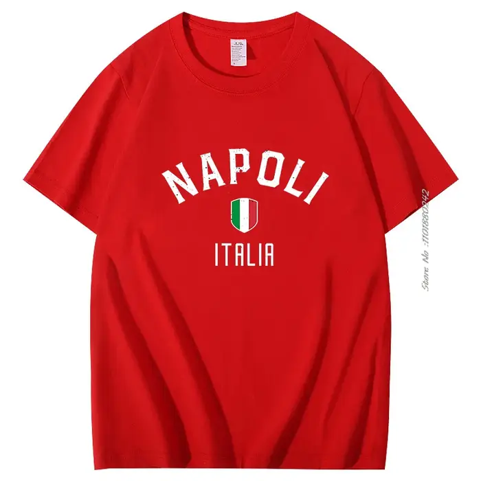 Napoli Campioni D'italia T-Shirt personnalisé unisexe graphique T-Shirts à manches courtes
