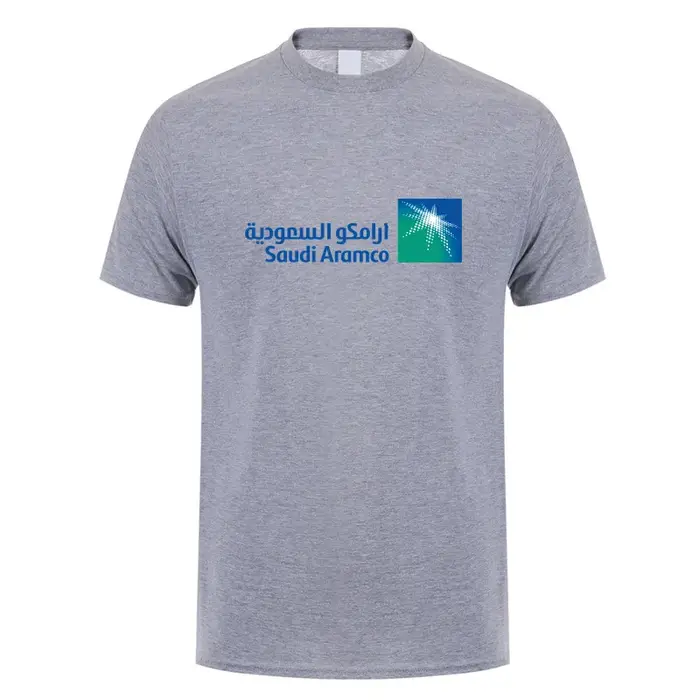 Saudi Aramco T Shirt Hommes Coton Économie À Manches Courtes Cadeau Unisexe Y-Tee Homme Vêtements LH-581