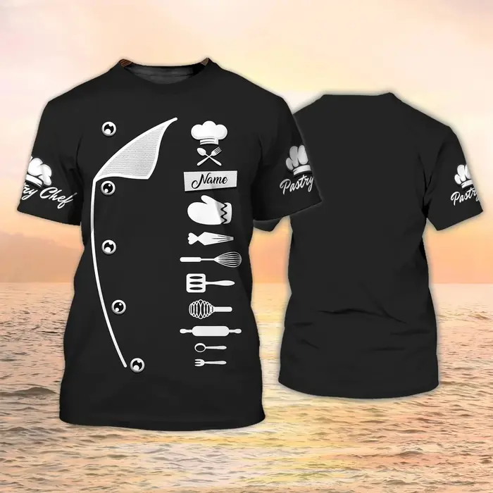 T-shirt à col rond personnalisé pour homme