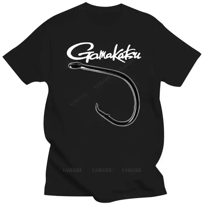 Plage homme T-Shirt mode impression t-shirts nouvelle mode Gamakatsu pêcheur crochet Logo hommes T-S