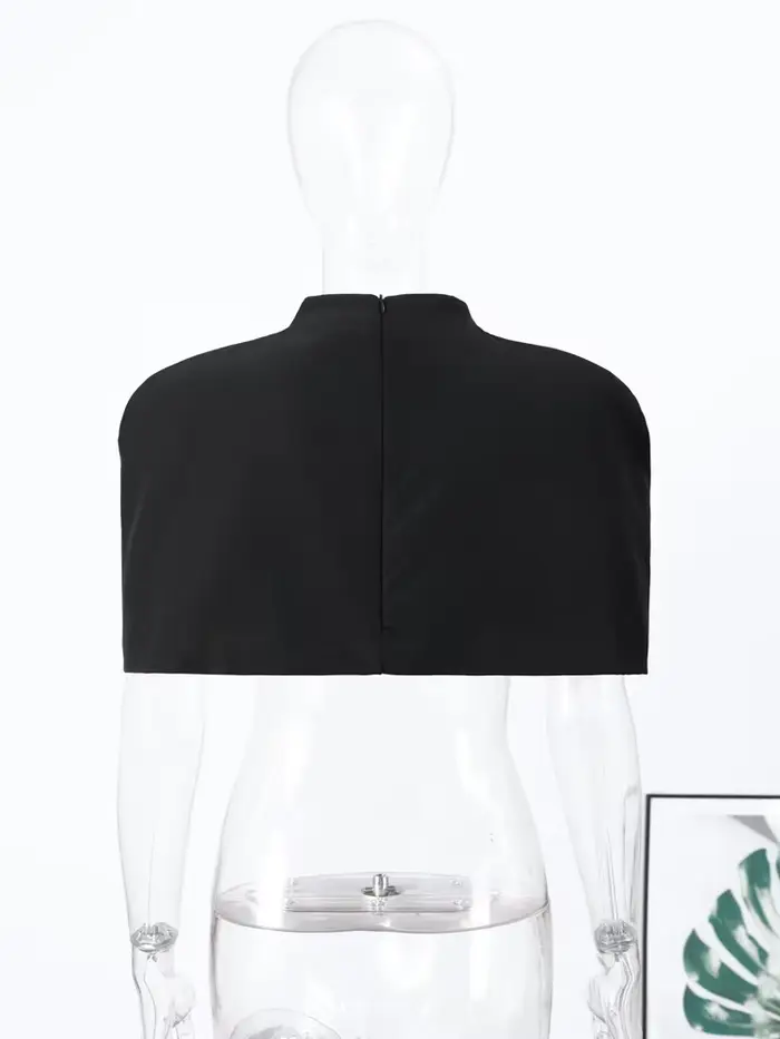 Tops châle courts élégants pour femmes