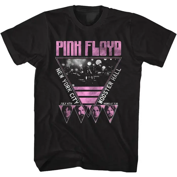 T-Shirt décontracté jaune Pink Floyd Band