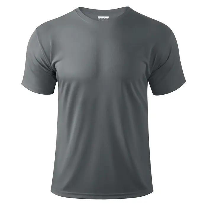 TACVASEN UPF 50 + UV chemise hommes col rond manches courtes basique été t-shirt style décontracté s
