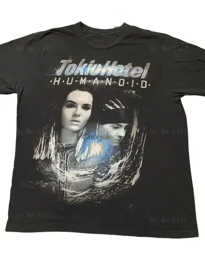Tokio Hotel Humanoïde Dames Top T-Shirt Hommes Grand 2023 Manches Courtes Personnalisé