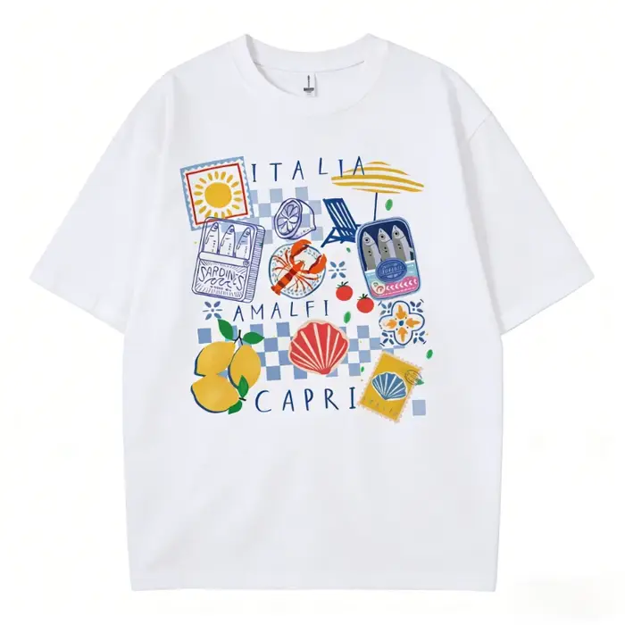 T-shirt graphique Capri Italia