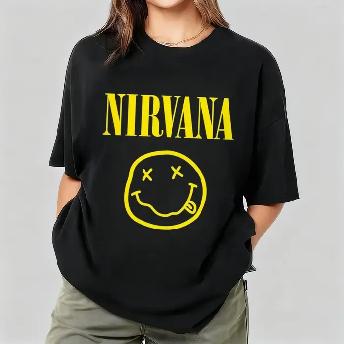 T-shirt Nirvana Smiley Face