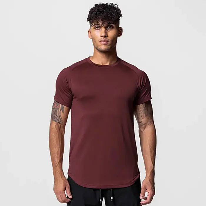 Hommes Gym Jogging T-Shirts Compression à séchage rapide Sport