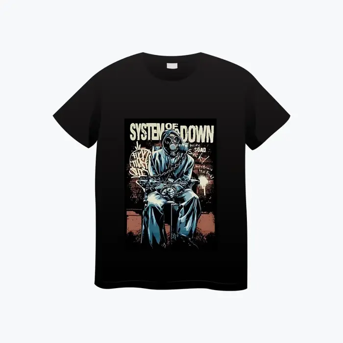 Système d'un groupe vers le bas T-shirt coton doux été