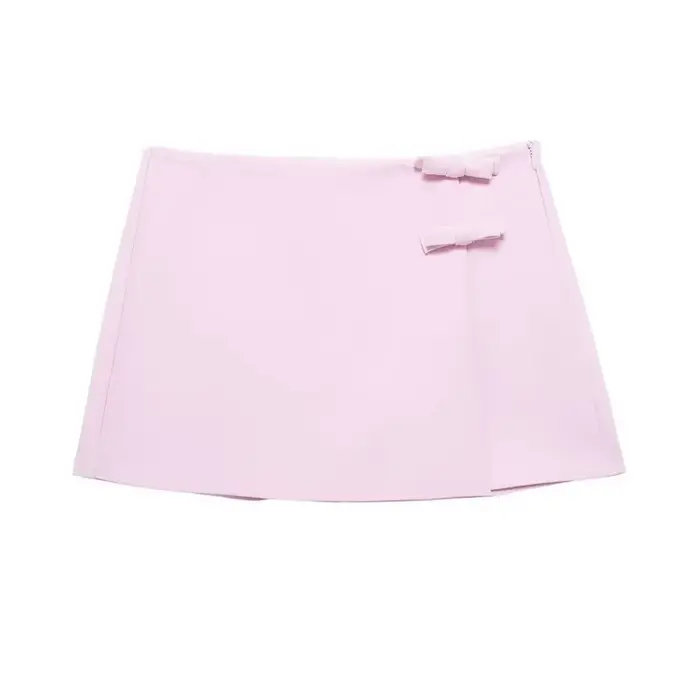 MUJER 2025 épaules dénudées haut à licou femme rose blanc